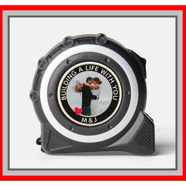 Personalisierte Hochzeit oder Jubiläum-Foto Maßband (Von Creator hochgeladen)