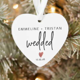 Personalisierte Hochzeit Ornament