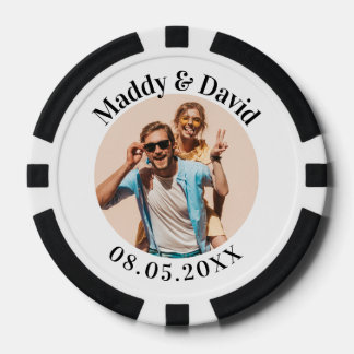 Personalisierte Hochzeit Pokerchips