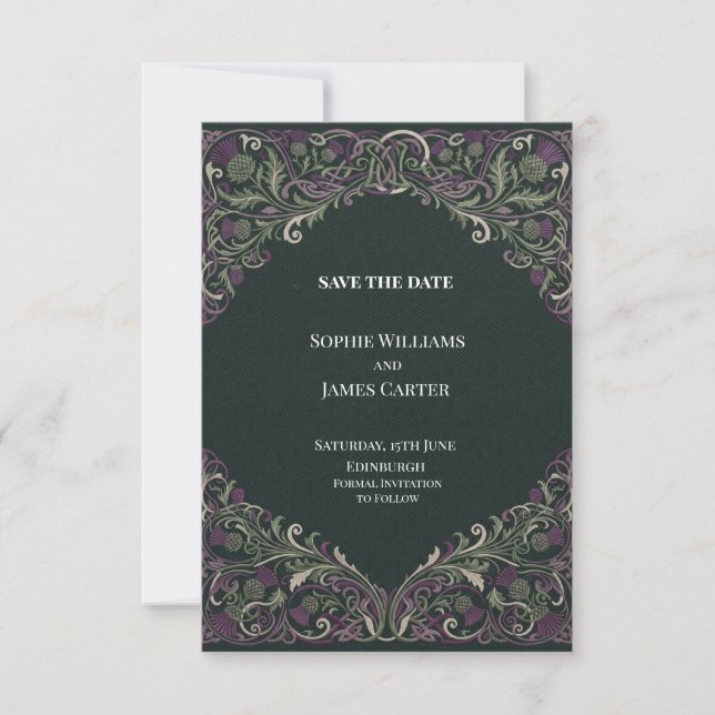 Personalisierte Hochzeit - Save-the-Date-Karte Save The Date (Vorderseite)