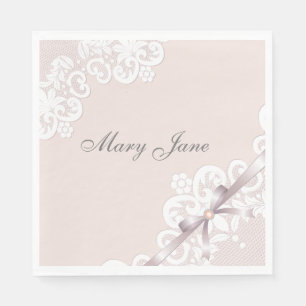 Personalisierte Hochzeit  Serviette