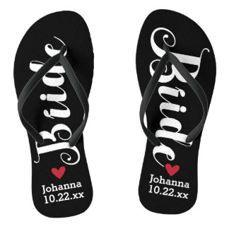 Personalisierte Hochzeit wählen Sie Ihre Farbe Flip Flops
