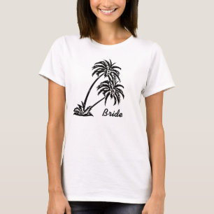 Personalisierte Hochzeitbräune T-Shirt