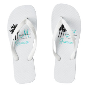 Personalisierte Hochzeiten am Strand Flip Flops