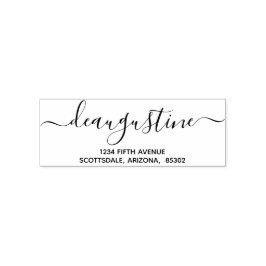 Personalisierte Hochzeiten usw. Rücksendeadresse Permastempel