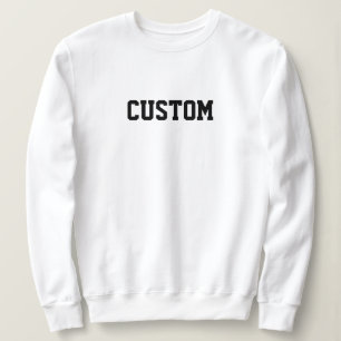 Personalisierte Hochzeiten Vintage Minimalistisch Sweatshirt