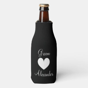 Personalisierte Hochzeitflasche cooler für Trauzeu Flaschenkühler