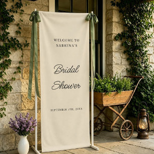 Personalisierte Hochzeitsbegrüßung Brautparty Verl Banner