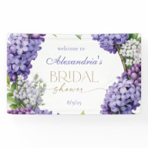 Personalisierte Hochzeitsdusche Lavendel Hortensie