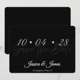 Personalisierte Hochzeitseinladung zur Vorankündig Save The Date