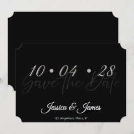 Personalisierte Hochzeitseinladung zur Vorankündig Save The Date