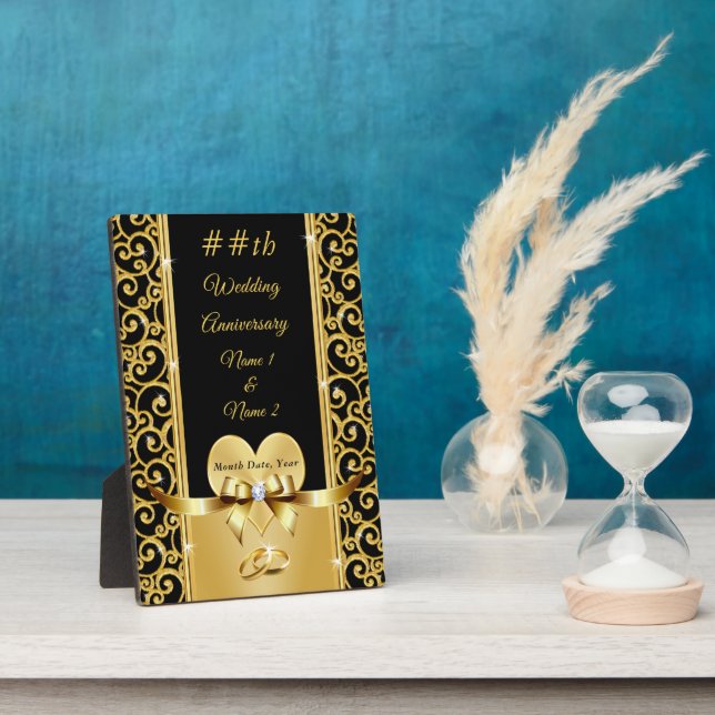 Personalisierte Hochzeitspenden für Freunde Fotoplatte (Seite)