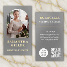Personalisierte Hochzeitsplanerin-Foto Gold