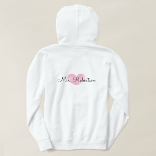 Personalisierte Hochzeitssakke für Braut Hoodie
