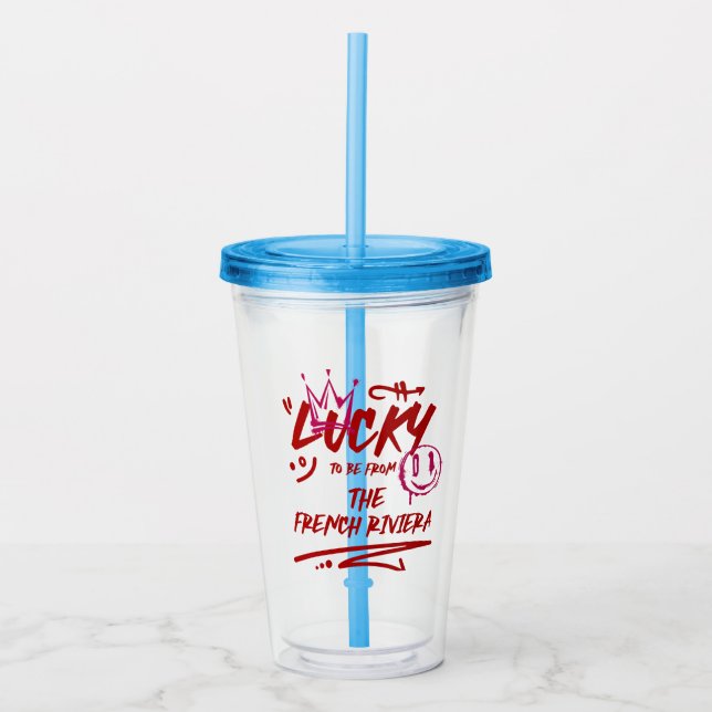 Personalisierte Hochzeitssuite Acryltrinkbecher (Vorderseite)
