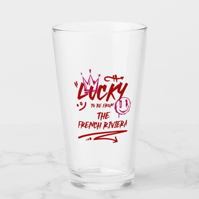 Personalisierte Hochzeitssuite Glas (Vorderseite)