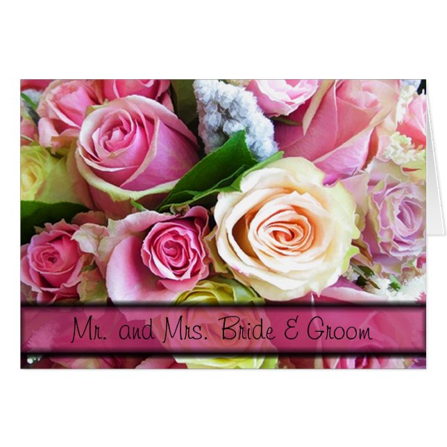 Personalisierte Hochzeitsszenarien" (Vorderseite (Horizontal))