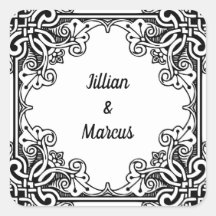 Personalisierte Hochzeitsticker