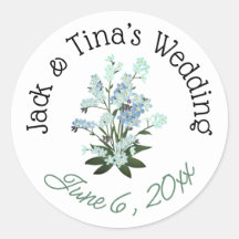 Personalisierte Hochzeitsticker