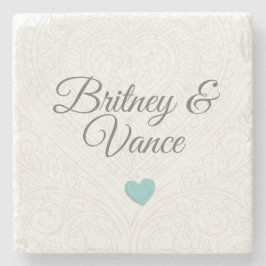 Personalisierte Hochzeitsuntersetzer Steinuntersetzer