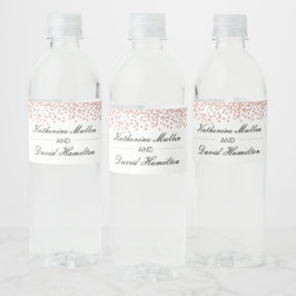Personalisierte Hochzeitwasserflasche Wasserflaschenetikett