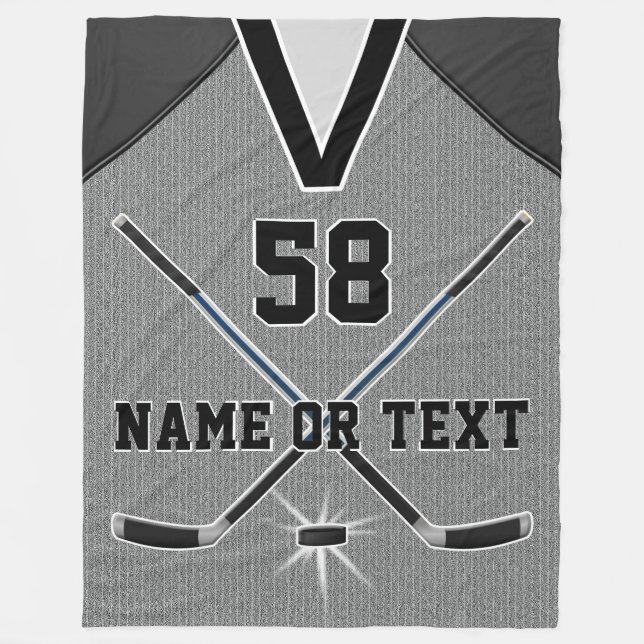 Personalisierte Hockey-Decken, irgendwelche Fleecedecke (Vorderseite)