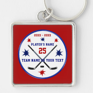 Personalisierte Hockey-Mannschaftsgeschenke oder H Schlüsselanhänger