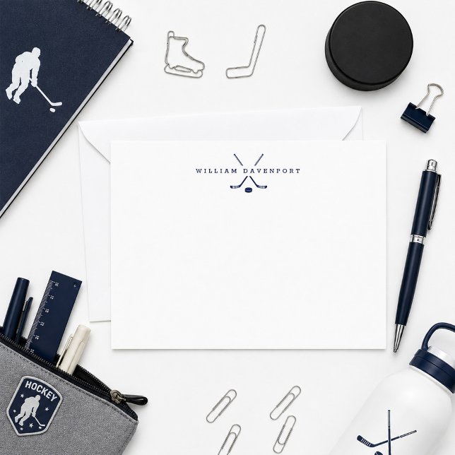 Personalisierte Hockey-Note Mitteilungskarte (Von Creator hochgeladen)