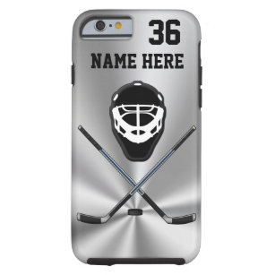 Personalisierte Hockey-Telefon-Hüllen Ihre ZAHL, Tough iPhone 6 Hülle