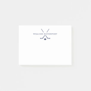 Personalisierte Hockey-Themen-Notizzettel  Post-it Klebezettel