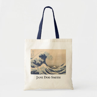 Personalisierte Hokusai-Große Welle Tragetasche