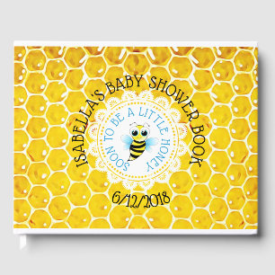 Personalisierte Honeybee Bumblebee Baby Shower Boo Gästebuch