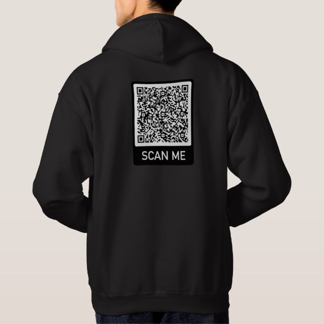 Personalisierte Hoodie für die QR-Prüfung (Rückseite)