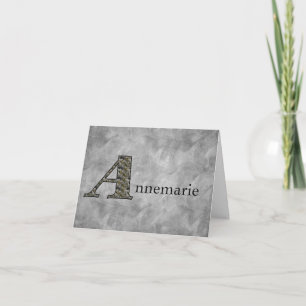 Personalisierte Hortensienblumen mit Anfangsbuchst