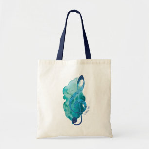 Personalisierte Hübsche Aquamarine Treppe Tragetasche