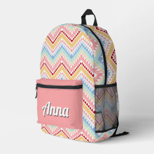 Personalisierte Hübsche Farbenfrohe Moderne Giralb Bedruckter Rucksack