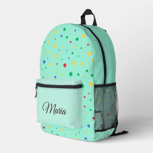 Personalisierte Hübsche Farbenfrohe Moderne Giralb Bedruckter Rucksack