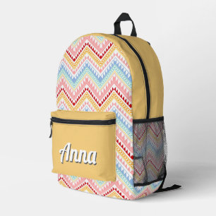 Personalisierte Hübsche Farbenfrohe Moderne Giralb Bedruckter Rucksack