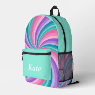 Personalisierte Hübsche Farbenfrohe Moderne Giralb Bedruckter Rucksack