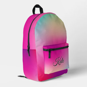 Personalisierte Hübsche Farbenfrohe Moderne Giralb Bedruckter Rucksack