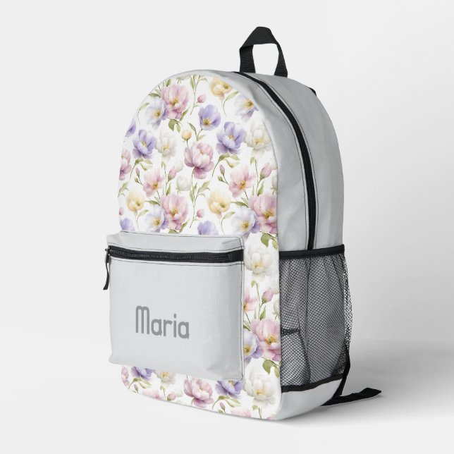 Personalisierte Hübsche Farbenfrohe Moderne Giro B Bedruckter Rucksack (Rückseitige Ecke Rechts)