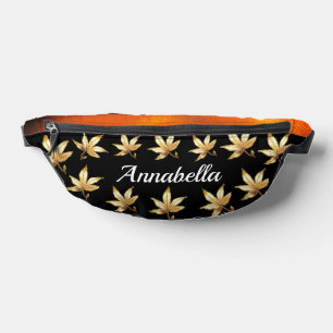 Personalisierte hübsche flatternde Herbstblätter  Bauchtasche