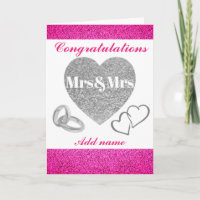 Personalisierte hübsche Glückwünsche an mrs&mrs ca