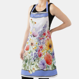 Personalisierte Hübsche Sommer-Blume Schürze