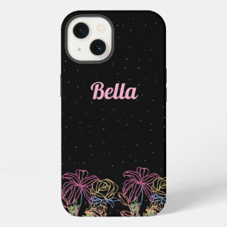 Personalisierte Hülle mit Namen für das Telefon iPhone 13 Hülle