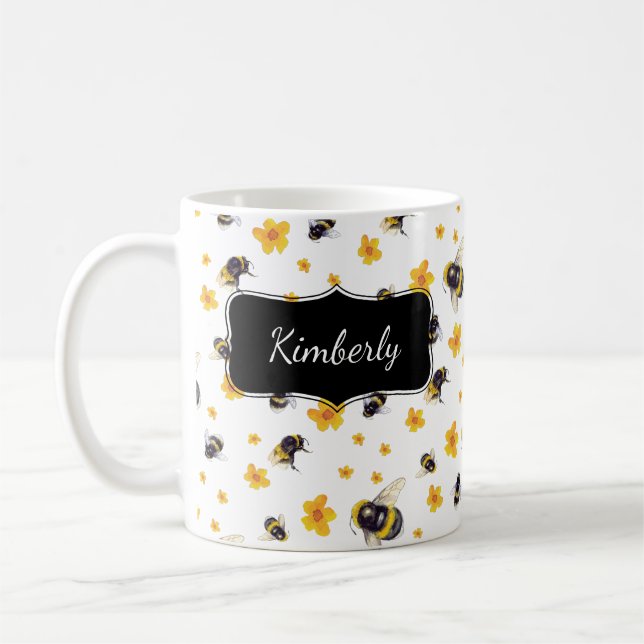 Personalisierte Hummel Kaffeetasse (Links)