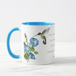 Personalisierte Hummingbird Faith-Tasse Tasse