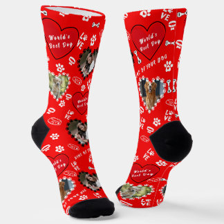 Personalisierte Hund-Foto-Socken | Benutzerdefinie Socken
