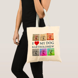 Personalisierte Hund Pop Art Haustierliebhaber-Ges Tragetasche