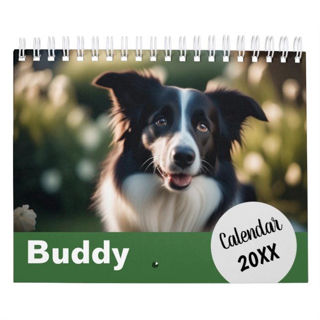 Personalisierte Hunde Fotos Heimtiere Jahr Erstell Kalender (Titelbild)